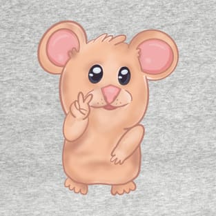 Peace Sign Hamster T-Shirt